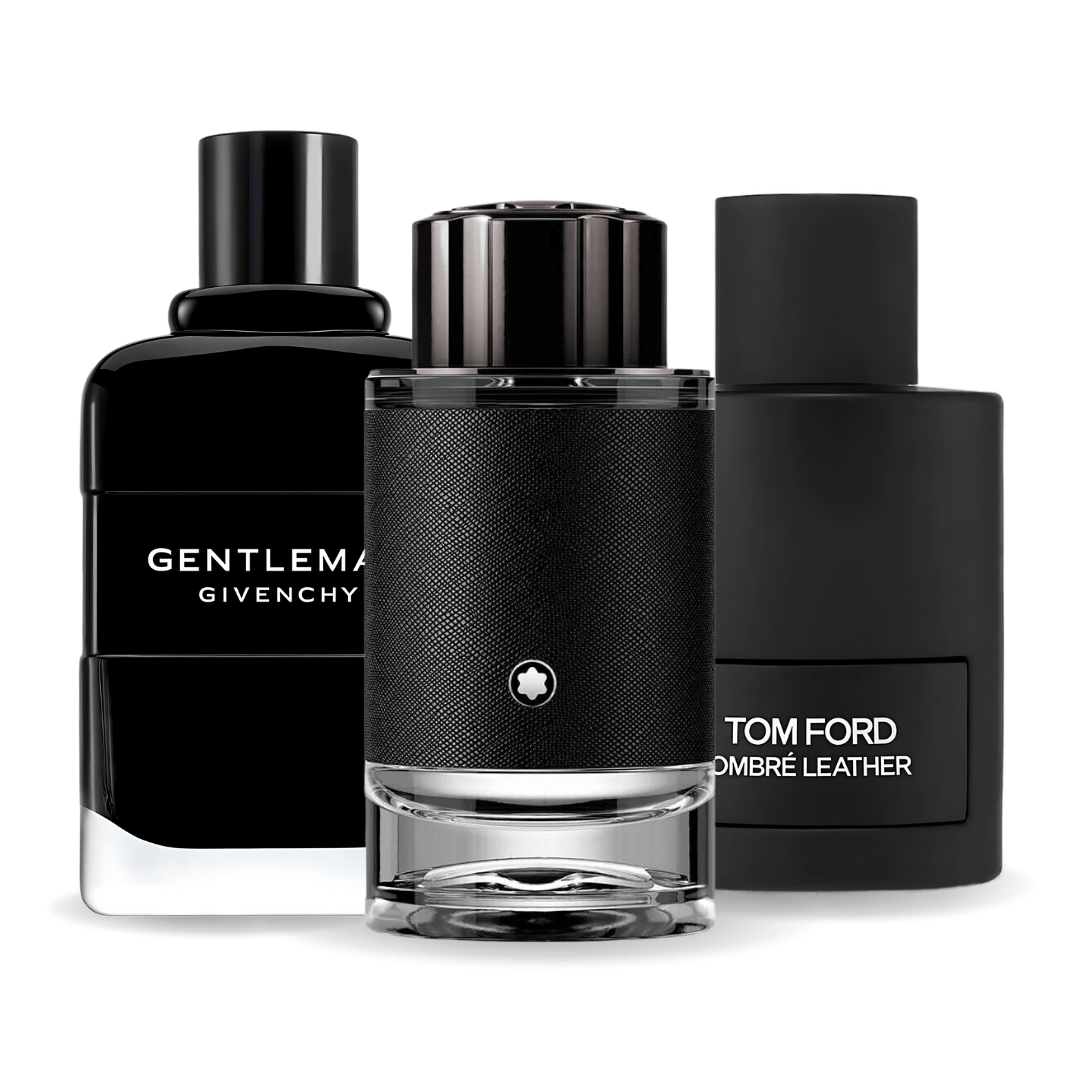 Set od 3 parfema | Ombré Leather · Gentleman · Montblanc Explorer