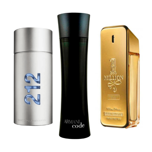 Set od 3 parfema | 212 NYC · 1 Million · Armani Code
