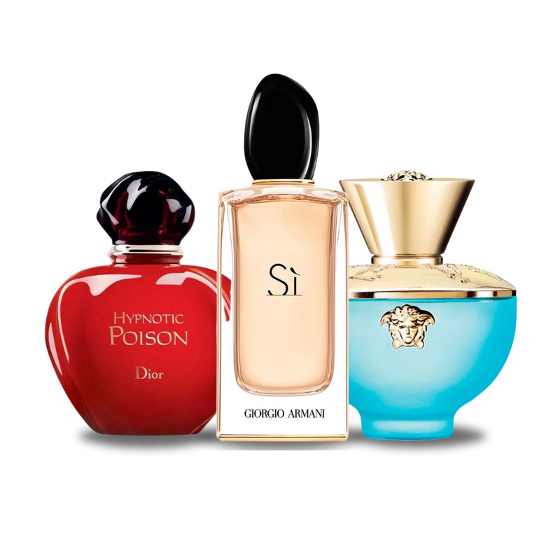 Set od 3 parfema | Hypnotic Poison · Armani Sì · Dylan Turquoise