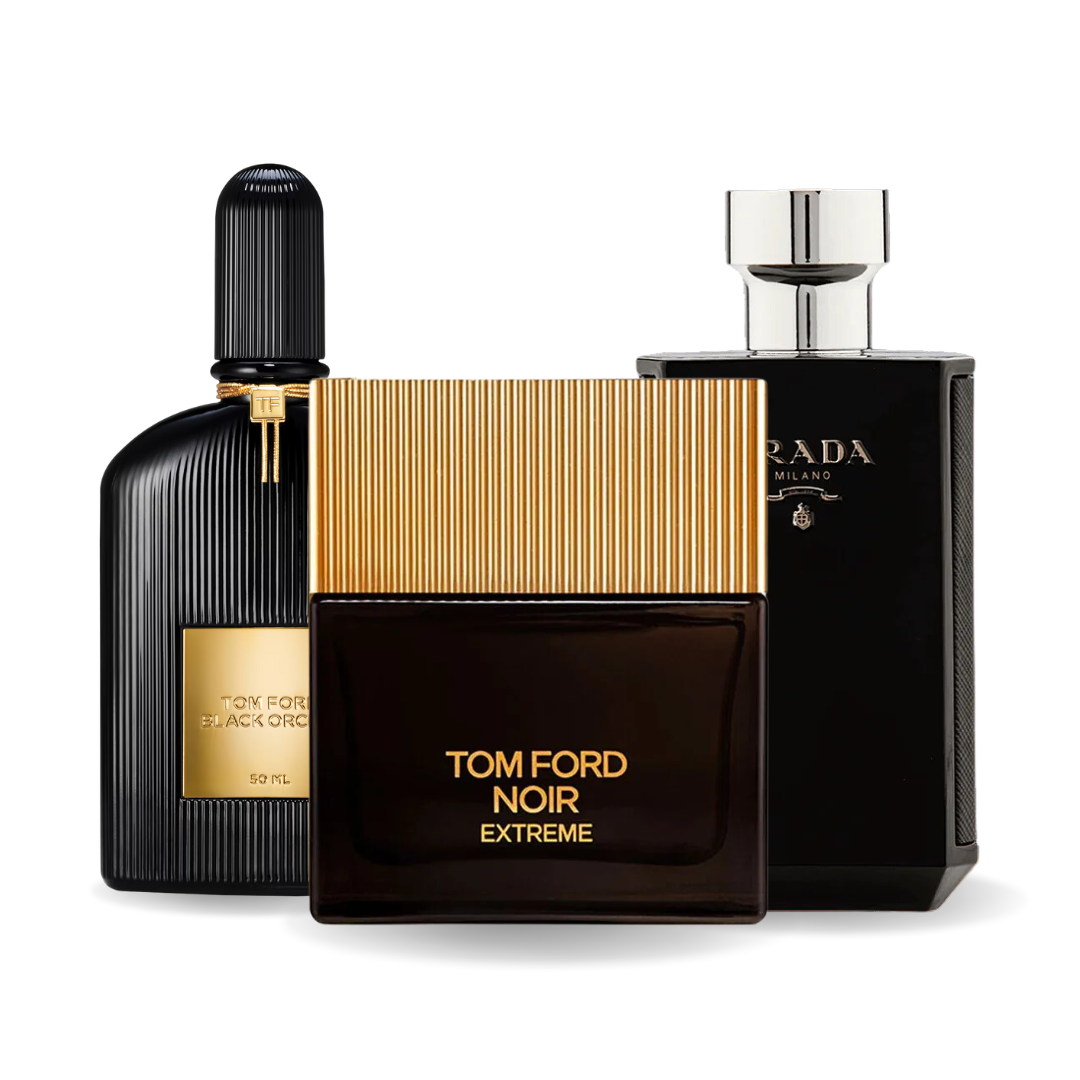 Set od 3 parfema | Black Orchid · Noir Extreme · Prada Intense