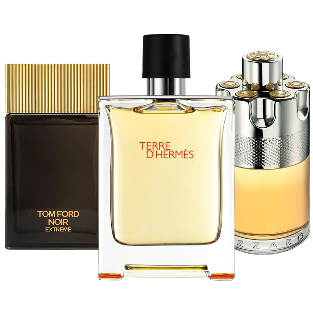 Set od 3 parfema | Terre d'Hermès · Azzaro Wanted · Noir Extreme