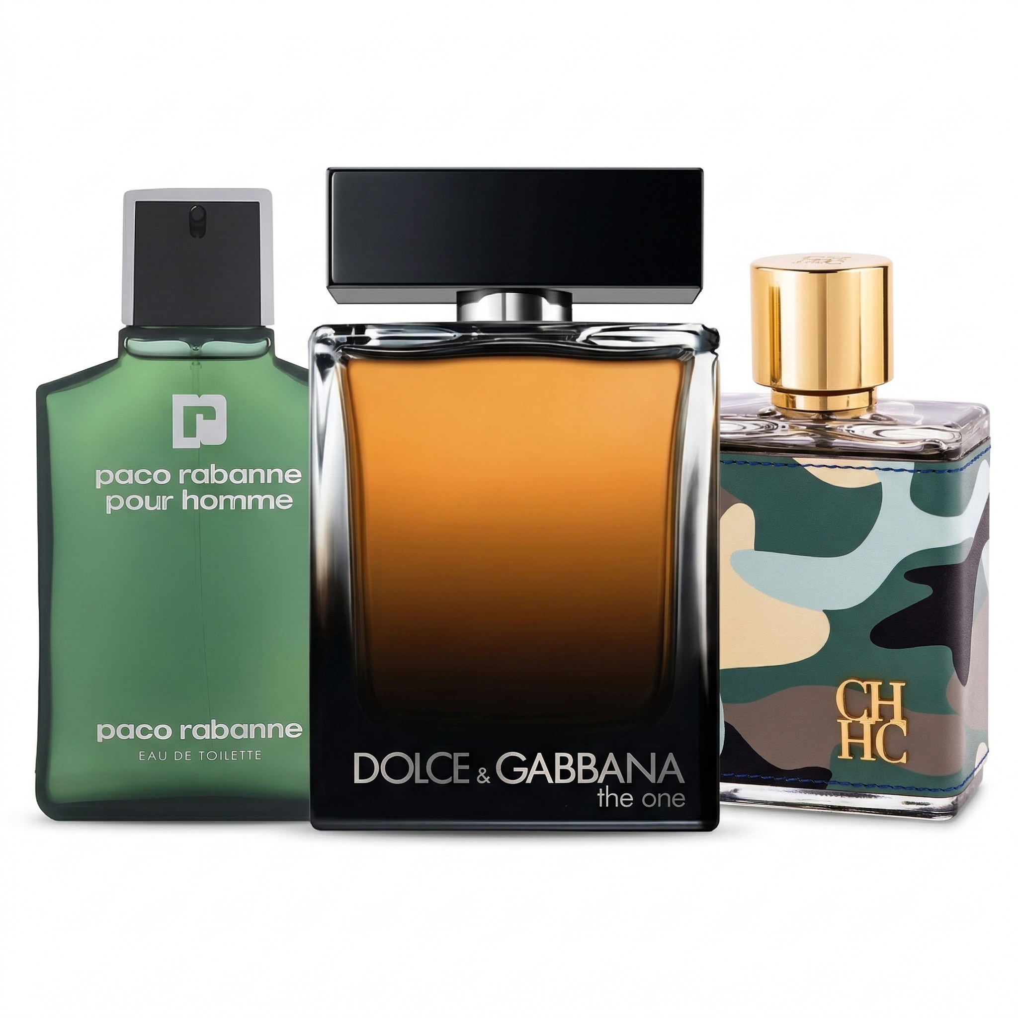 Set od 3 parfema | CH Men Africa · The One · Paco Pour Homme