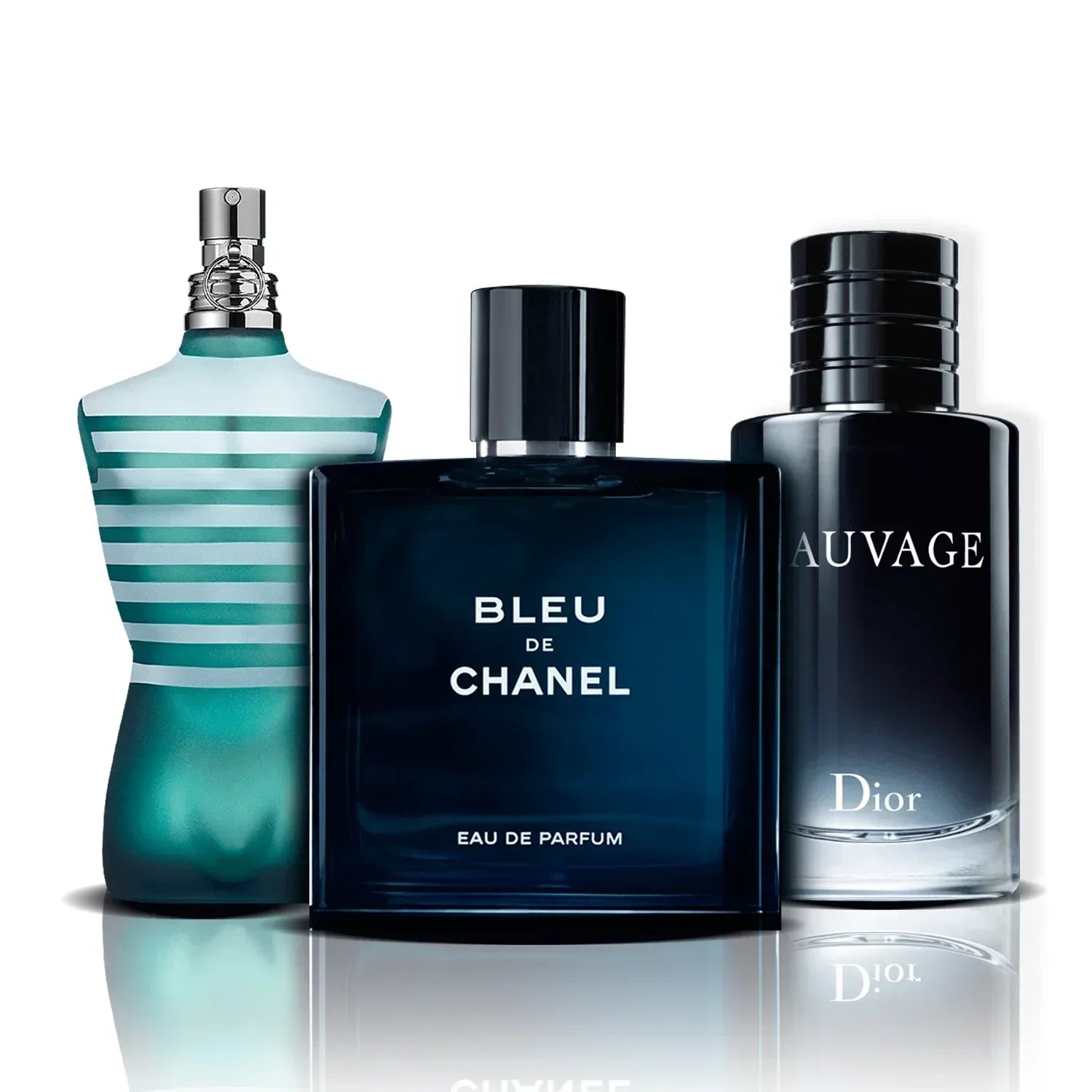 Set od 3 parfema | Le Male · Bleu de Chanel · Sauvage