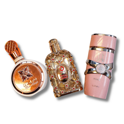 Set od 3 parfema | Yara · Fakhar · Royal Amber