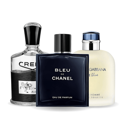 Set od 3 parfema | Bleu de Chanel · Creed Aventus · Light Blue