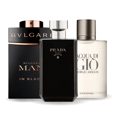 Set od 3 parfema | Bvlgari In Black · Acqua di Giò · L'Homme Prada Intense