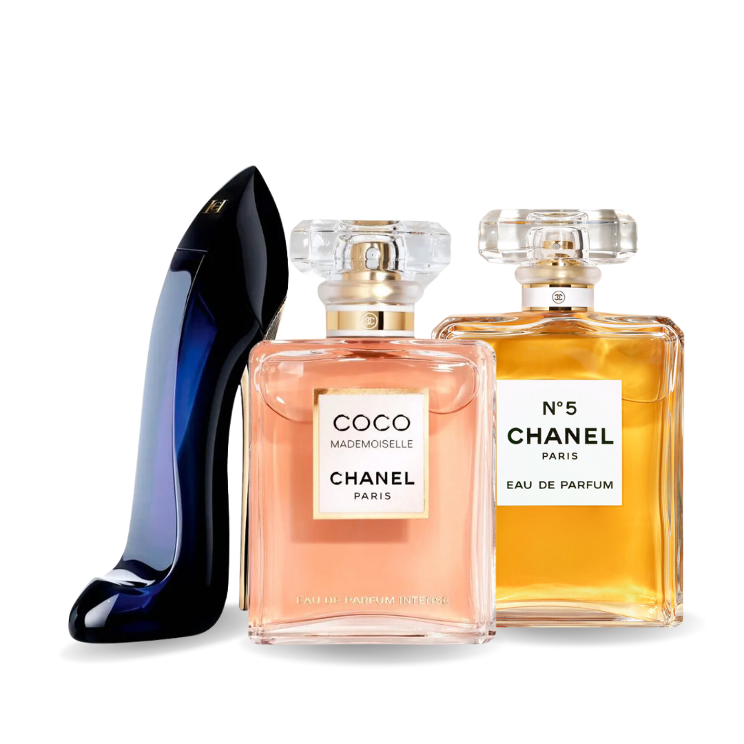 Set od 3 parfema | Good Girl · Coco Mademoiselle · Chanel N°5