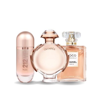 Set od 3 parfema | 212 VIP Rosé · Olympéa · Coco Mademoiselle