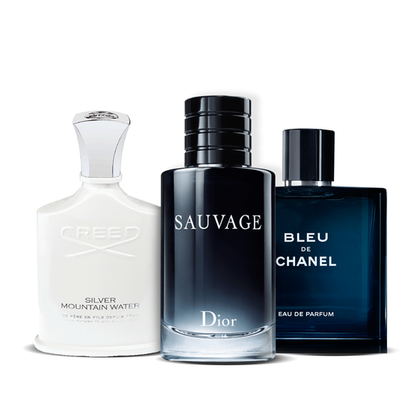 Set od 3 parfema | Creed Silver · Sauvage · Bleu de Chanel