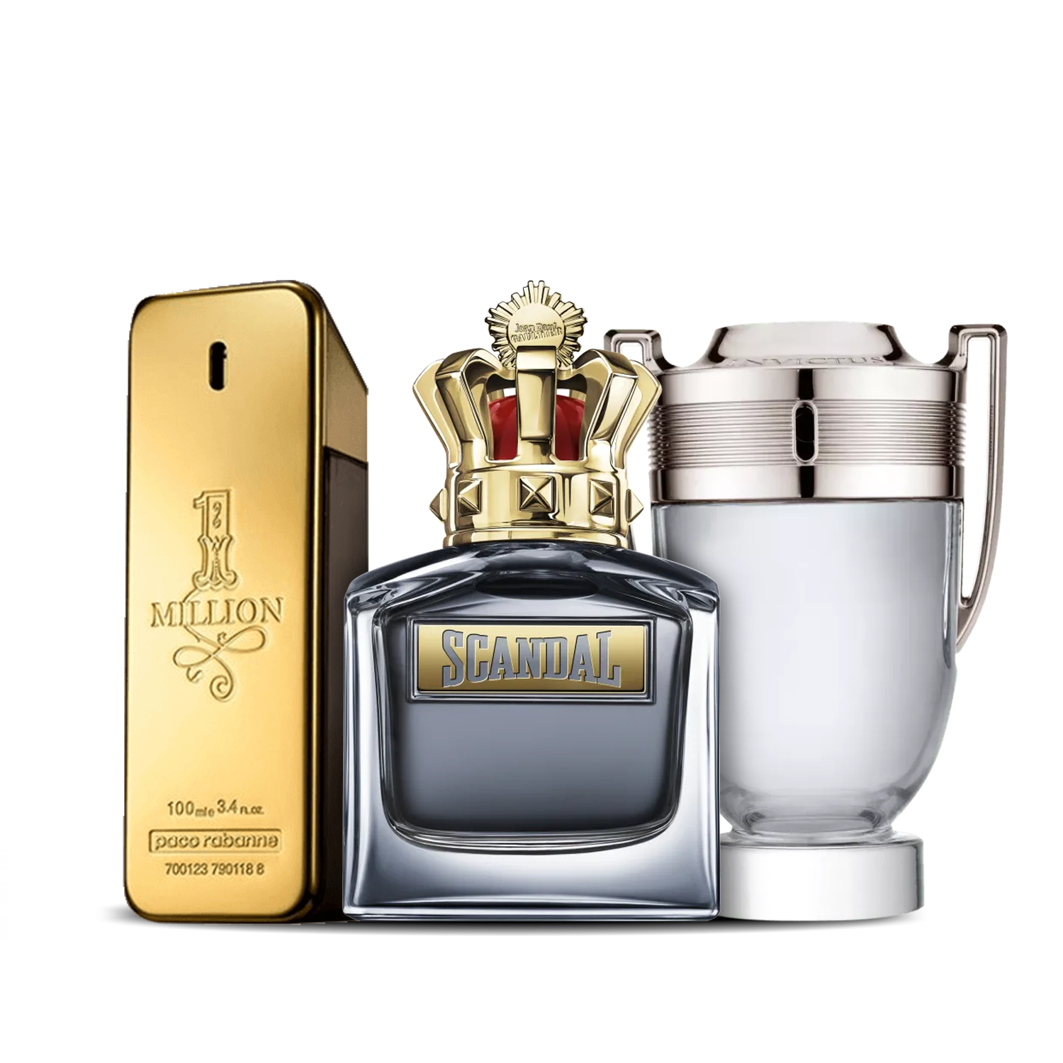 Set od 3 parfema | Invictus · Scandal · 1 Million